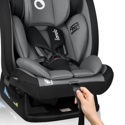 Lionelo - Silla de coche IZZY i-Size 40-150 cm Negro Gris