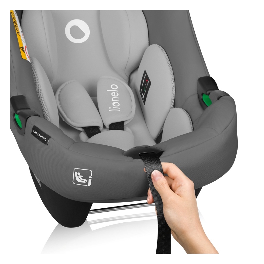 Lionelo - Silla de coche LEMMY i-Size 40-87 cm gris