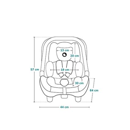 Lionelo - Silla de coche LEMMY i-Size 40-87 cm gris
