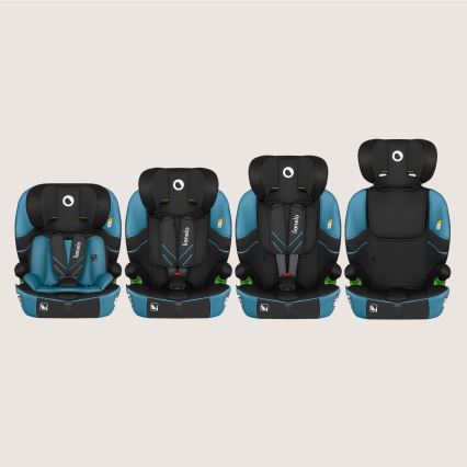 Lionelo - Silla de coche LEVI FIX i-Size 76-150 cm Azul cobalto