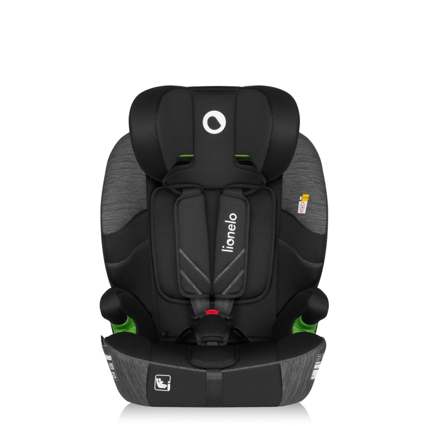 Lionelo - Silla de coche LEVI FIX i-Size 76-150 cm Gris piedra