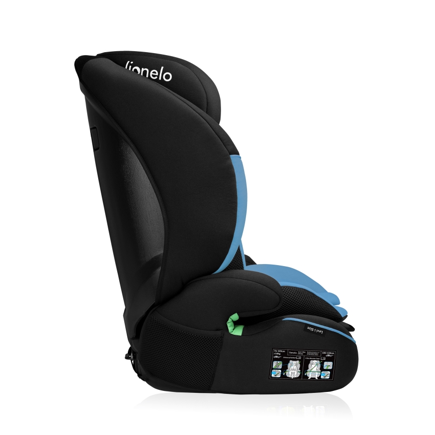 Lionelo - Silla de coche LEVI i-Size 76-150 cm Azul Cobalto