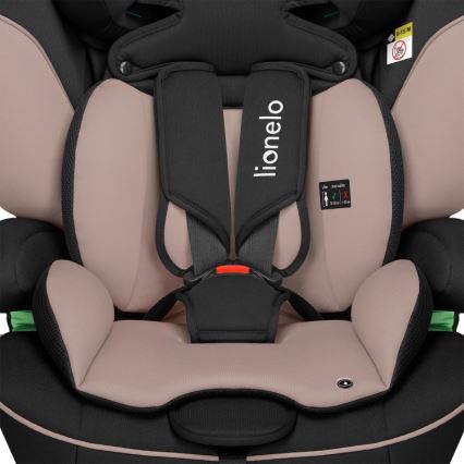 Lionelo - Silla de coche LEVI i-Size 76-150 cm Beige Latte