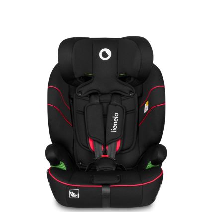 Lionelo - Silla de coche LEVI i-Size 76-150 cm Negro deportivo