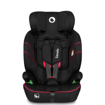 Lionelo - Silla de coche LEVI i-Size 76-150 cm Negro deportivo