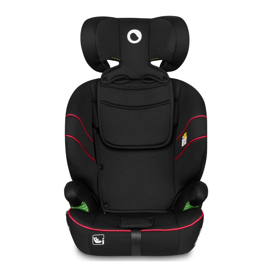 Lionelo - Silla de coche LEVI i-Size 76-150 cm Negro deportivo
