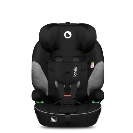 Lionelo - Silla de coche LEVI i-Size 76-150 cm Negro/Gris