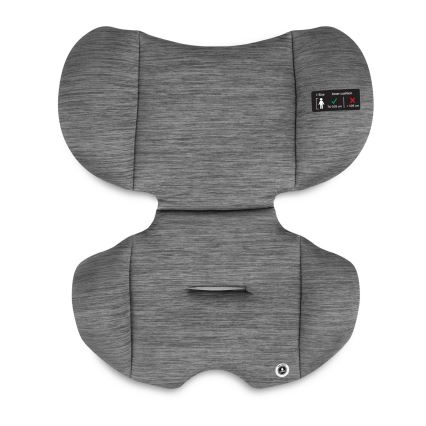 Lionelo - Silla de coche LEVI i-Size 76-150 cm Negro/Gris