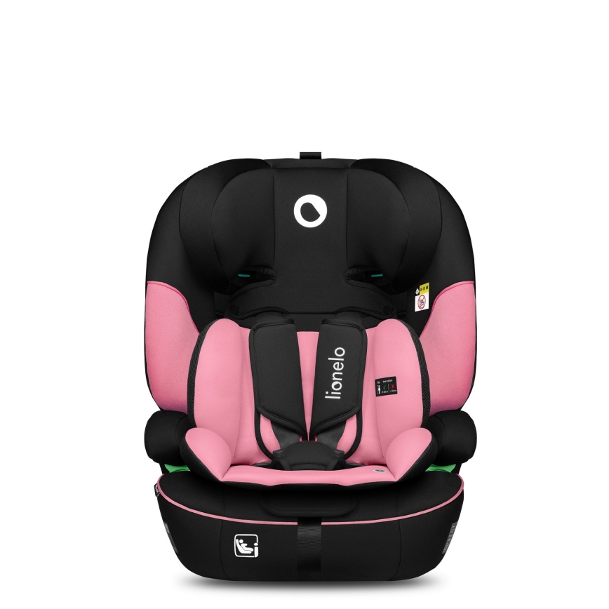Lionelo - Silla de coche LEVI i-Size 76-150 cm Rosa Baby