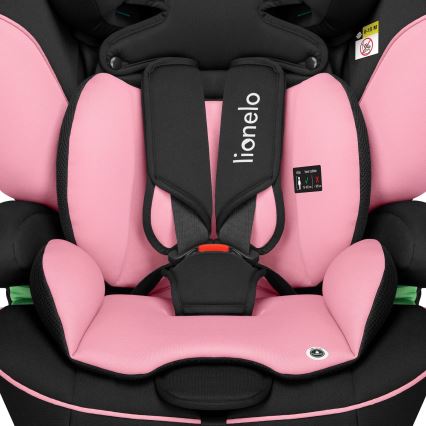 Lionelo - Silla de coche LEVI i-Size 76-150 cm Rosa Baby