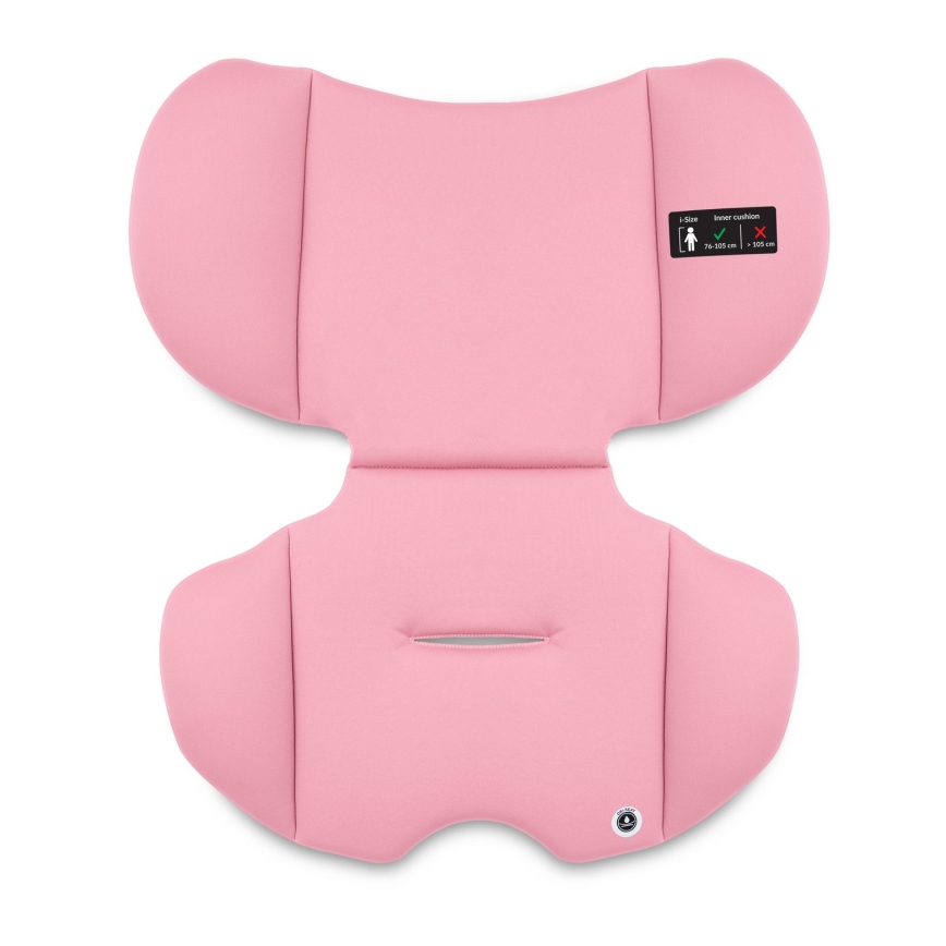 Lionelo - Silla de coche LEVI i-Size 76-150 cm Rosa Baby