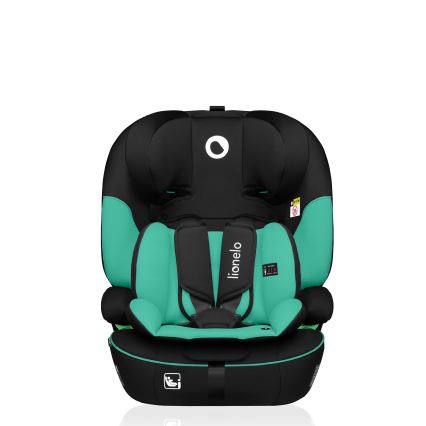 Lionelo - Silla de coche LEVI i-Size 76-150 cm Verde Esmeralda