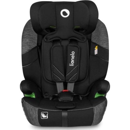 Lionelo - Silla de coche LEVI ONE i-Size 76-150 cm negra/gris