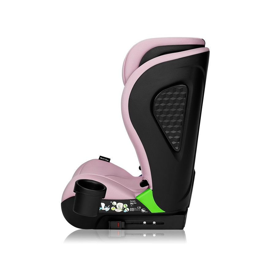 Lionelo - Silla de coche NEAL i-Size 100-150 cm Rosa lila