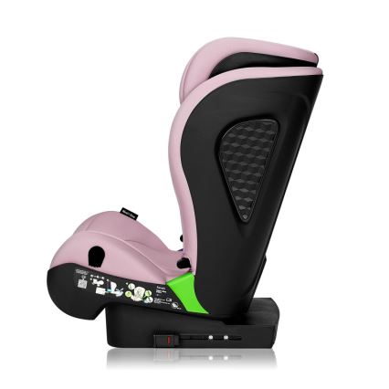 Lionelo - Silla de coche NEAL i-Size 100-150 cm Rosa lila