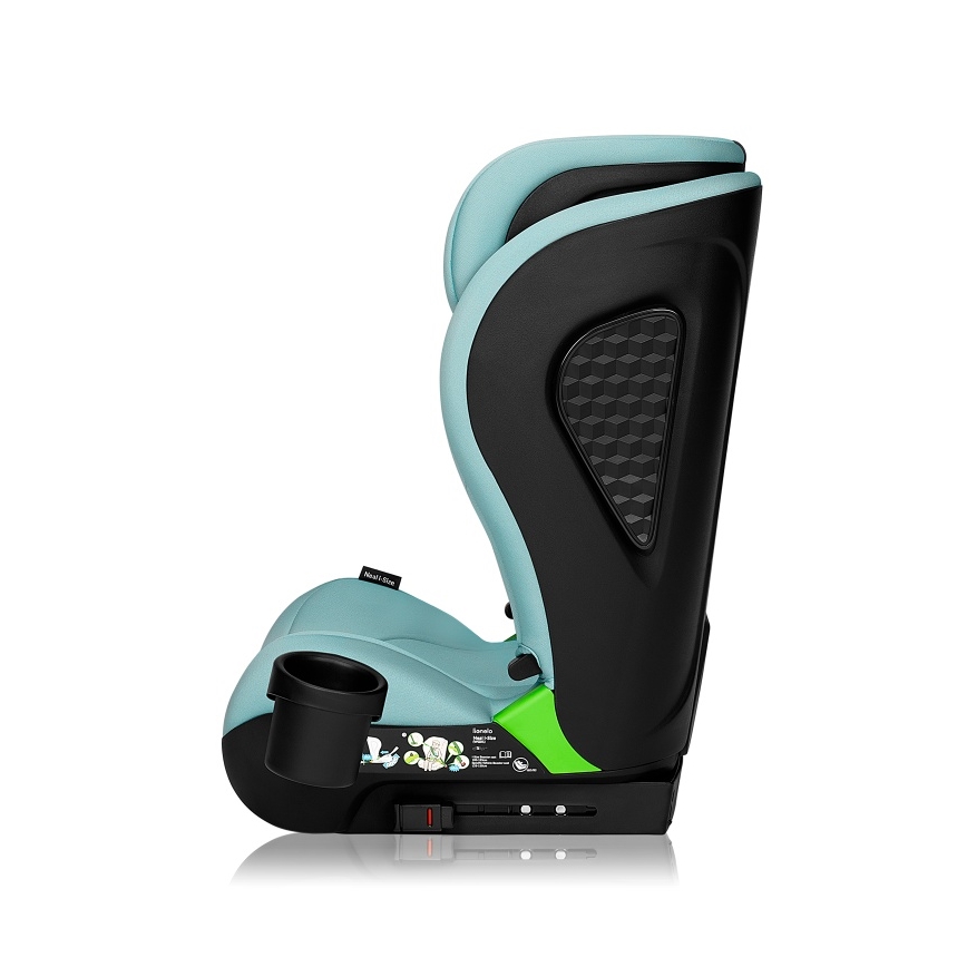 Lionelo - Silla de coche NEAL i-Size 100-150 cm Verde turquesa