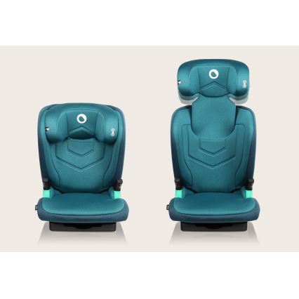 Lionelo - Silla de coche NEAL i-Size 100-150 cm Verde turquesa