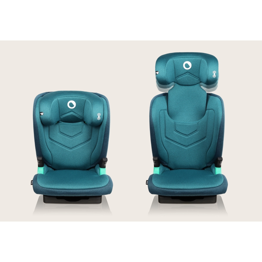 Lionelo - Silla de coche NEAL i-Size 100-150 cm Verde turquesa
