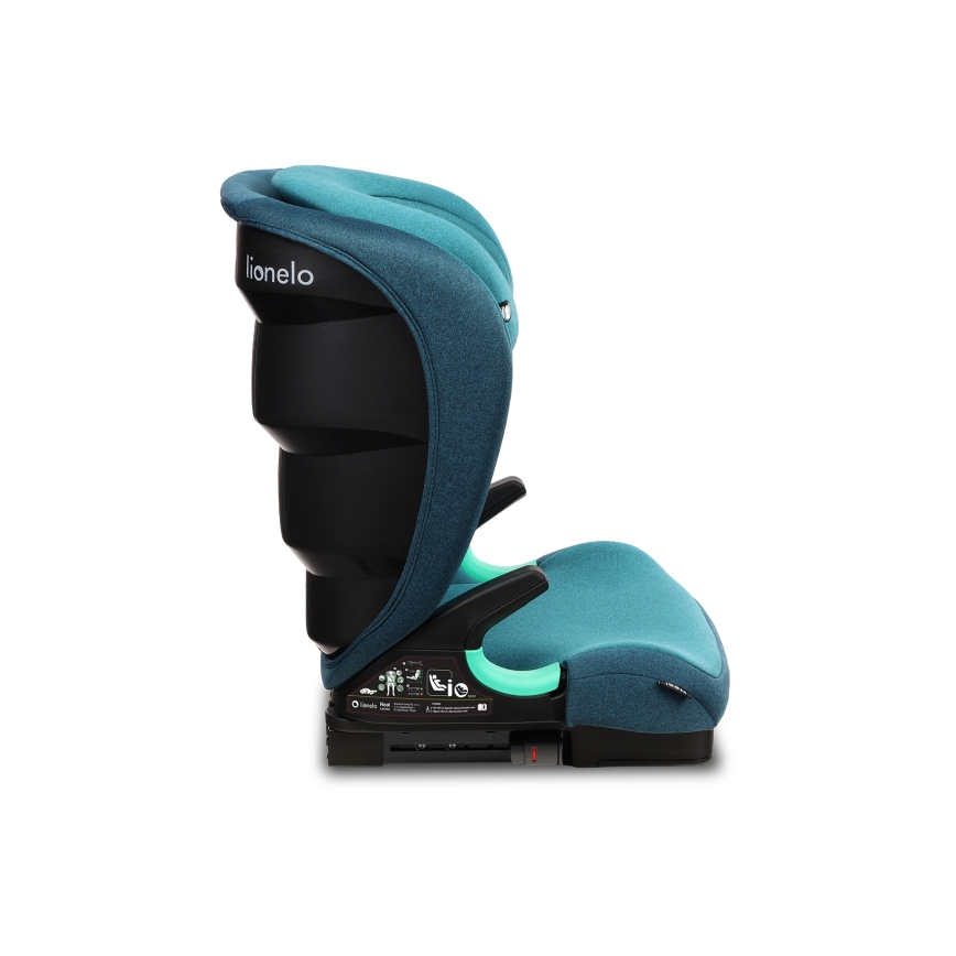 Lionelo - Silla de coche NEAL i-Size 100-150 cm Verde turquesa