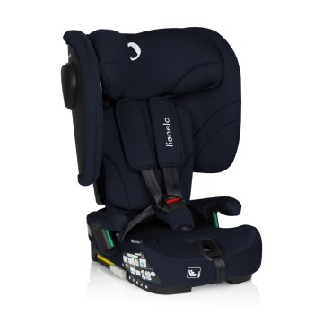 Lionelo - Silla de coche plegable NELLY i-Size 76-150 cm Azul marino