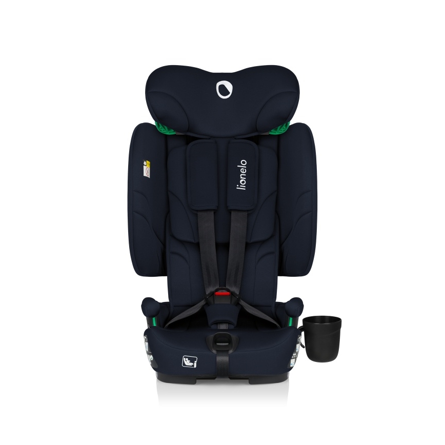Lionelo - Silla de coche plegable NELLY i-Size 76-150 cm Azul marino