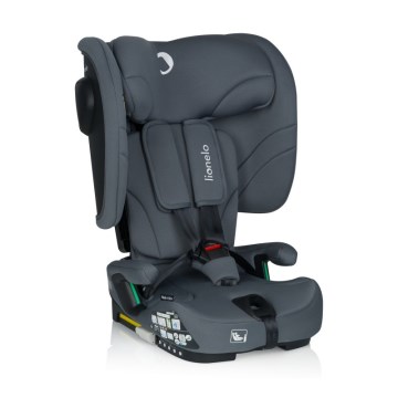 Lionelo - Silla de coche plegable NELLY i-Size 76-150 cm Gris grafito
