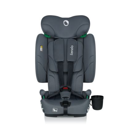 Lionelo - Silla de coche plegable NELLY i-Size 76-150 cm Gris grafito