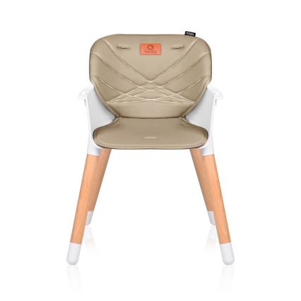 Lionelo - Silla de comedor infantil 2 en 1 KOEN beige arena