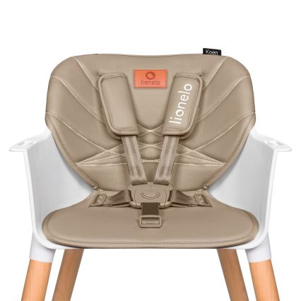 Lionelo - Silla de comedor infantil 2 en 1 KOEN beige arena