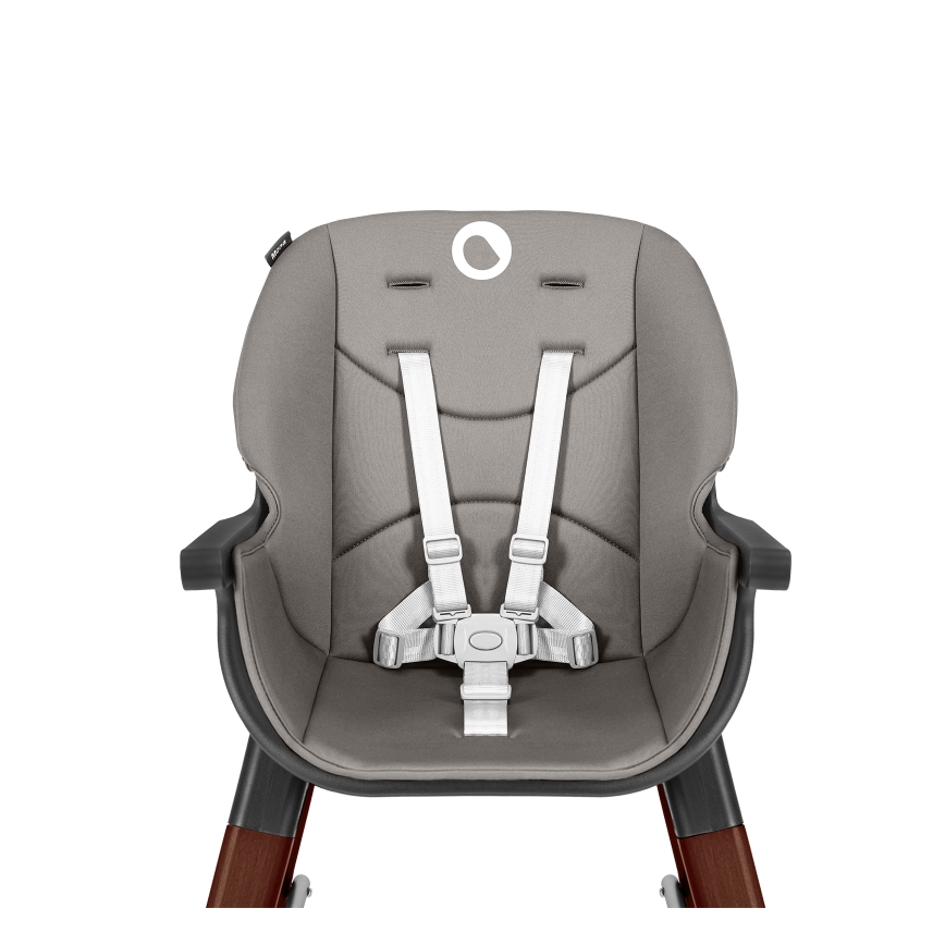 Lionelo - Silla de comedor infantil 2 en 1 MONA Negro Ónix