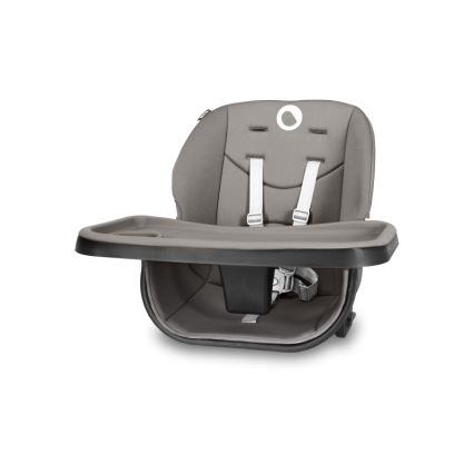 Lionelo - Silla de comedor infantil 2 en 1 MONA Negro Ónix