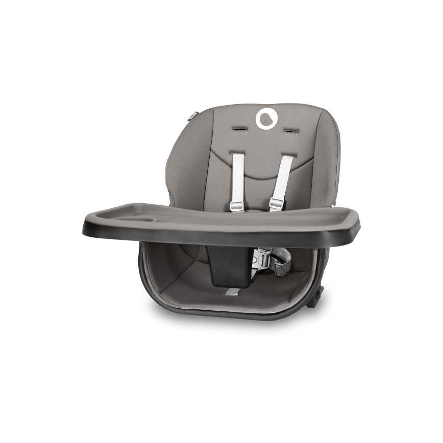 Lionelo - Silla de comedor infantil 2 en 1 MONA Negro Ónix