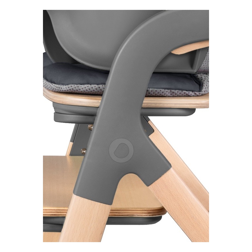 Lionelo - Silla de comedor infantil 3 en 1 MEGAN Grey Wood