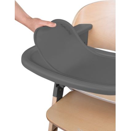 Lionelo - Silla de comedor infantil 3 en 1 MEGAN Grey Wood