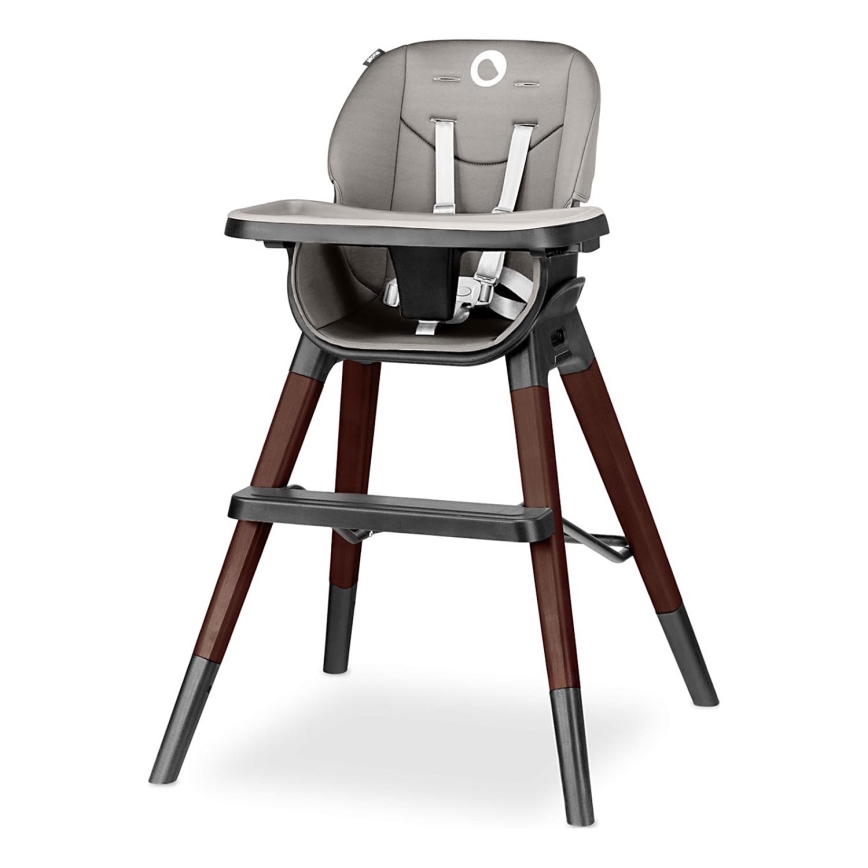 Lionelo - Silla de comedor infantil MONA Ónix Negro