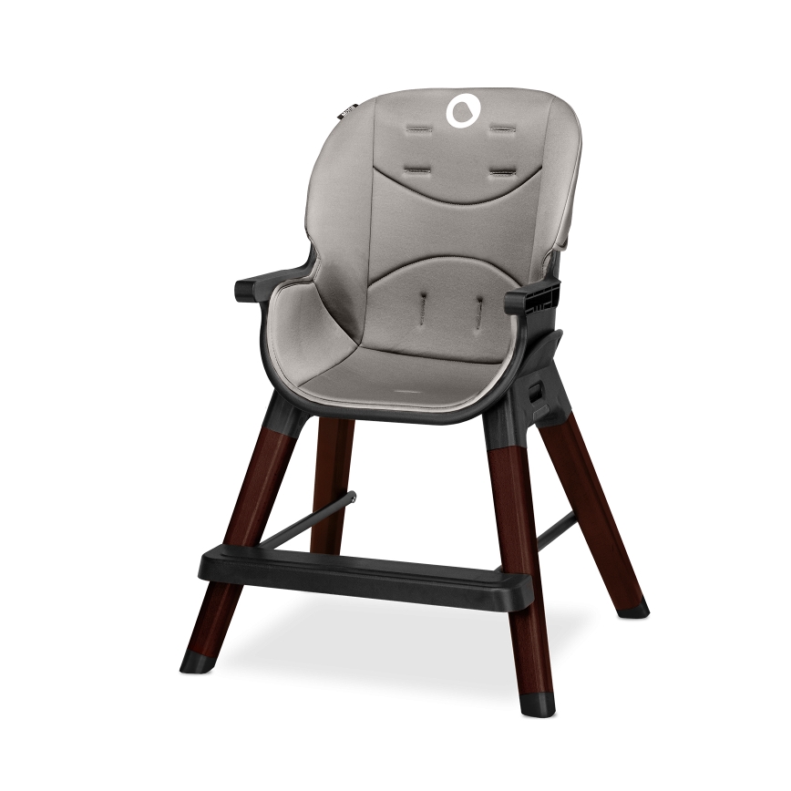 Lionelo - Silla de comedor infantil MONA Ónix Negro