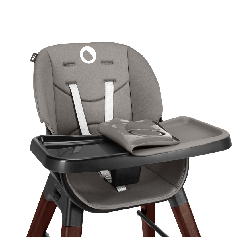 Lionelo - Silla de comedor infantil MONA Ónix Negro