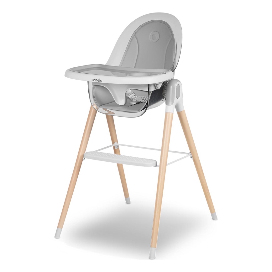 Lionelo - Silla de comedor infantil MONA Stone