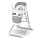 Lionelo - Silla de comedor infantil NILES Gris 4xAA