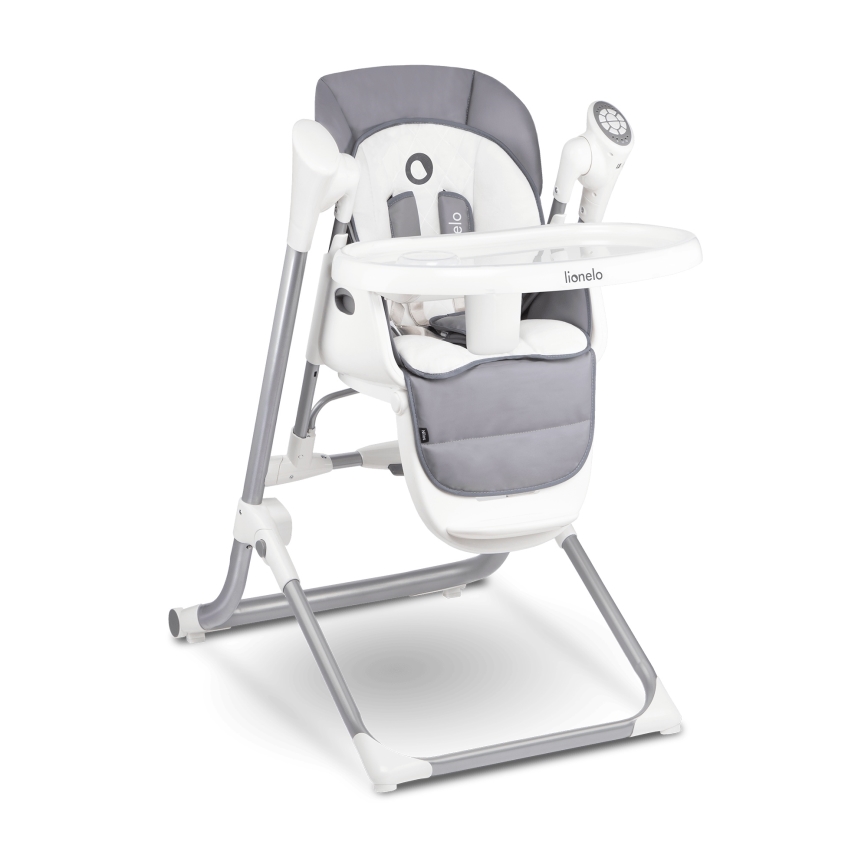 Lionelo - Silla de comedor infantil NILES Gris 4xAA