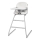 Lionelo - Silla de comedor para niños 2en1 DALIA blanco/gris