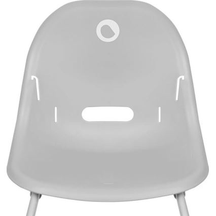 Lionelo - Silla de comedor para niños 2en1 DALIA blanco/gris