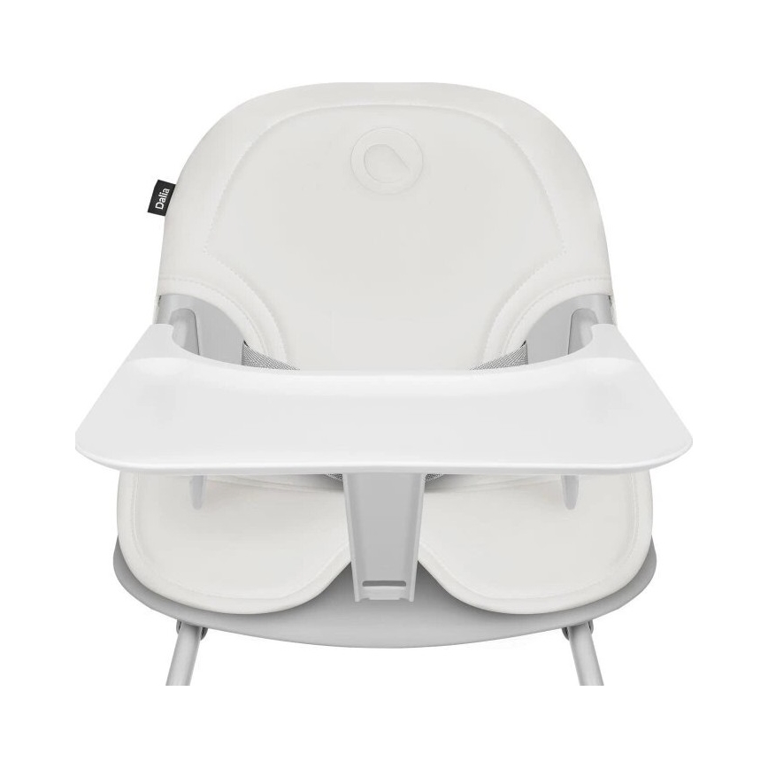 Lionelo - Silla de comedor para niños 2en1 DALIA blanco/gris