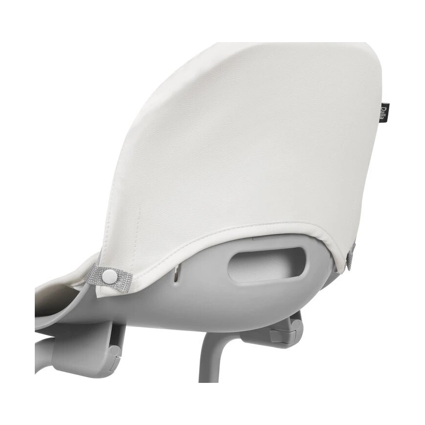 Lionelo - Silla de comedor para niños 2en1 DALIA blanco/gris