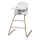 Lionelo - Silla de comedor para niños 2en1 DALIA blanco/marrón