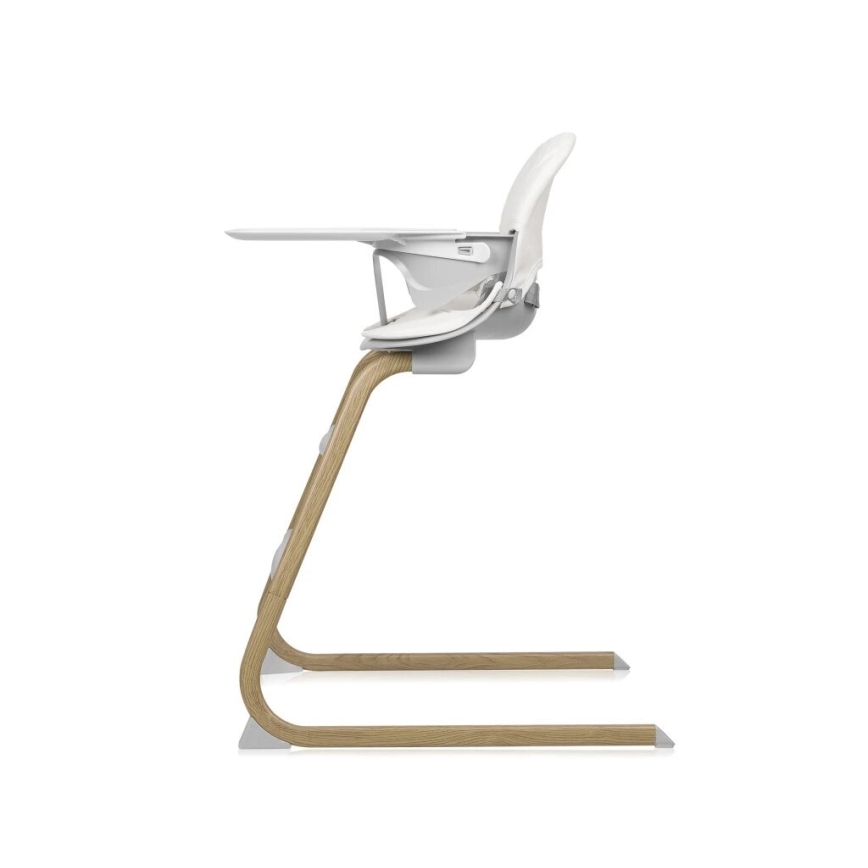 Lionelo - Silla de comedor para niños 2en1 DALIA blanco/marrón