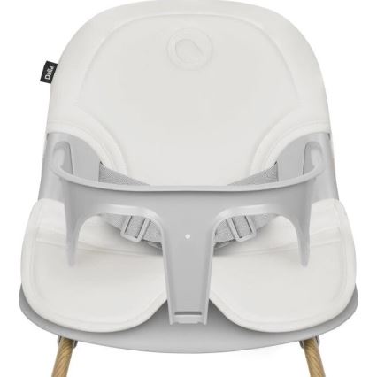 Lionelo - Silla de comedor para niños 2en1 DALIA blanco/marrón