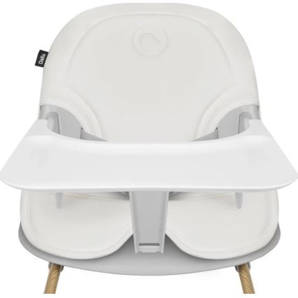 Lionelo - Silla de comedor para niños 2en1 DALIA blanco/marrón