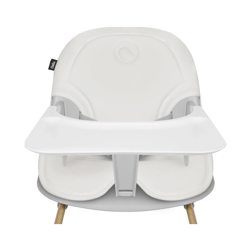 Lionelo - Silla de comedor para niños 2en1 DALIA blanco/marrón