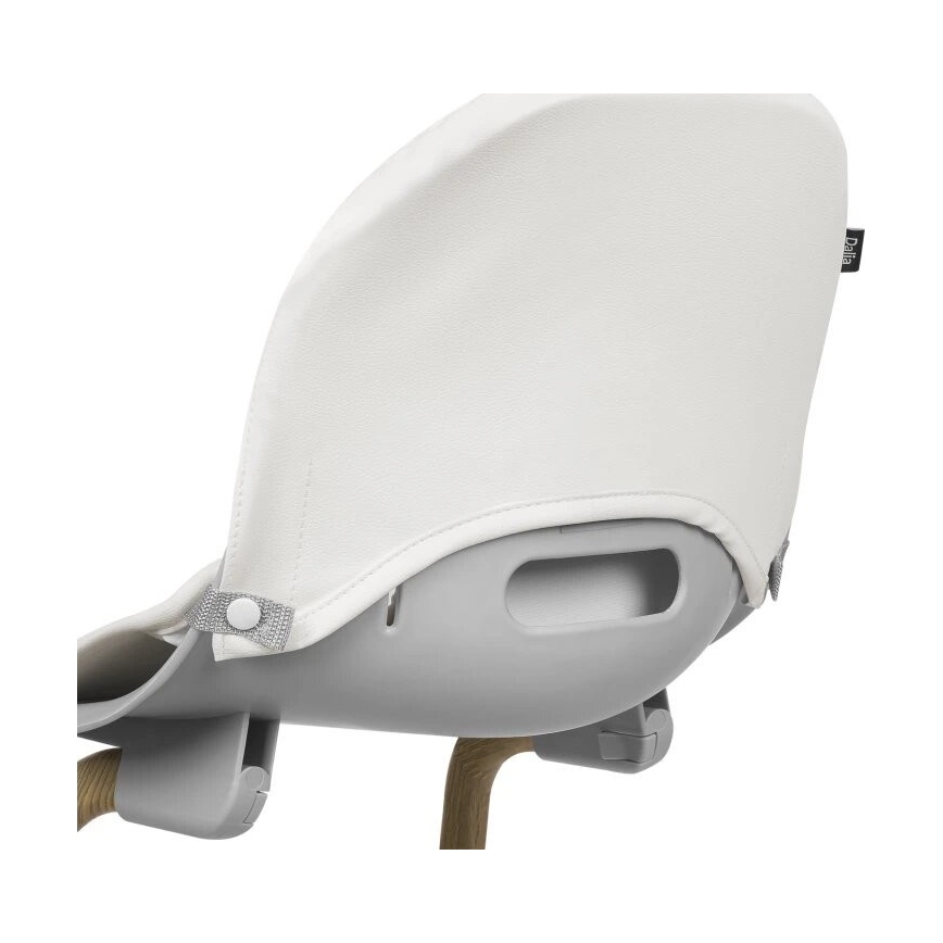 Lionelo - Silla de comedor para niños 2en1 DALIA blanco/marrón